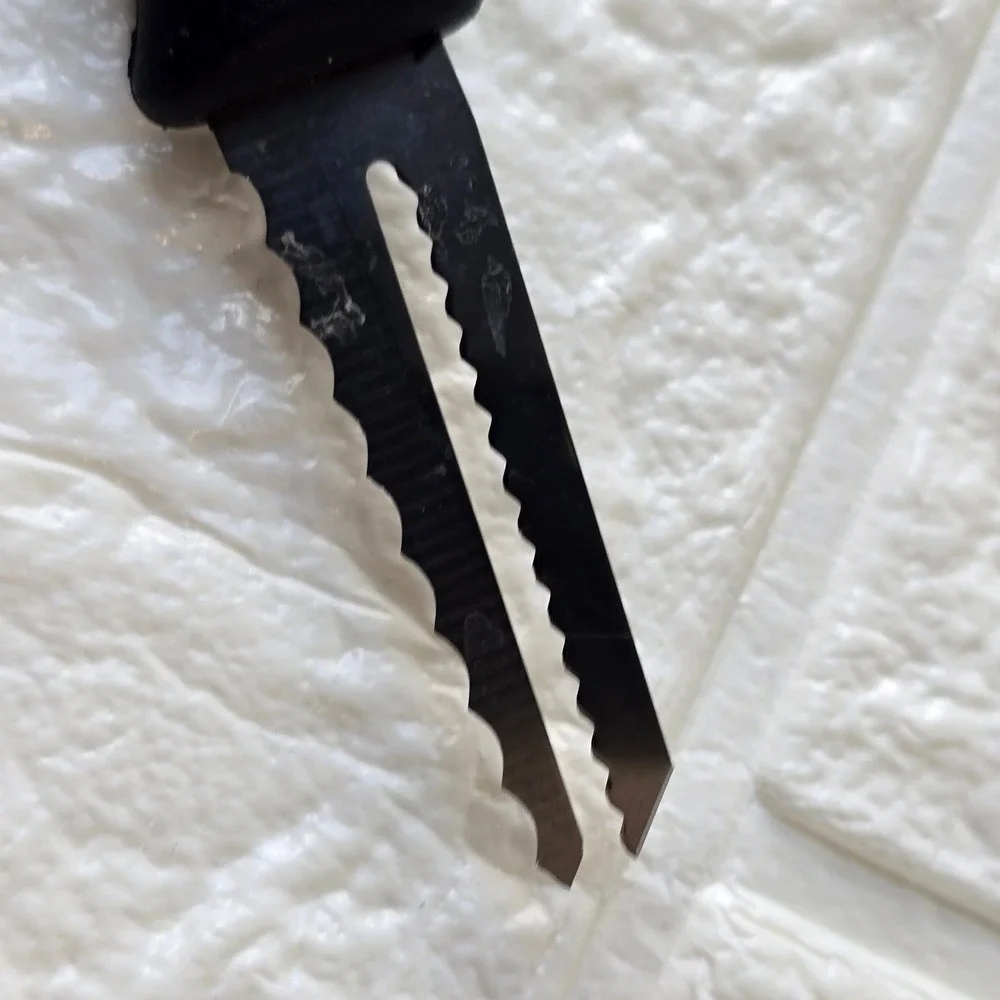 Pampered Chef Grapefruit Knife‎ Black Handle Stainless Steel USA Fruit Tool